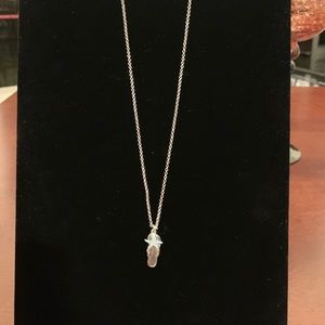 Silver Flip Flop Necklace